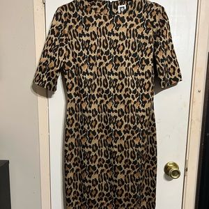 NWOT Anne Klein Cheetah Print Dress Sz 6
